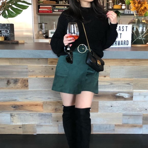 COPY - Emerald green suede romper - Picture 5 of 5